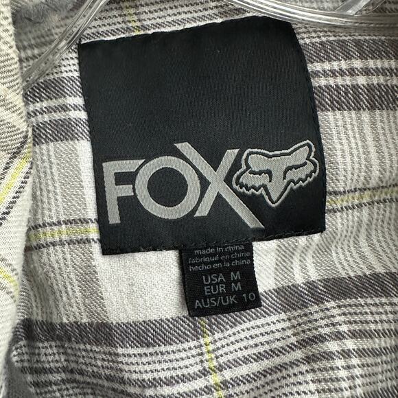 Fox Racing Womens Hoodie Jacket‎ Size M Gray Double Breasted Moto Streetwear - Picture 4 of 11